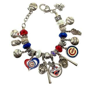 MLB Chicago Cubs Charm Bracelet 2016 World Series Champions